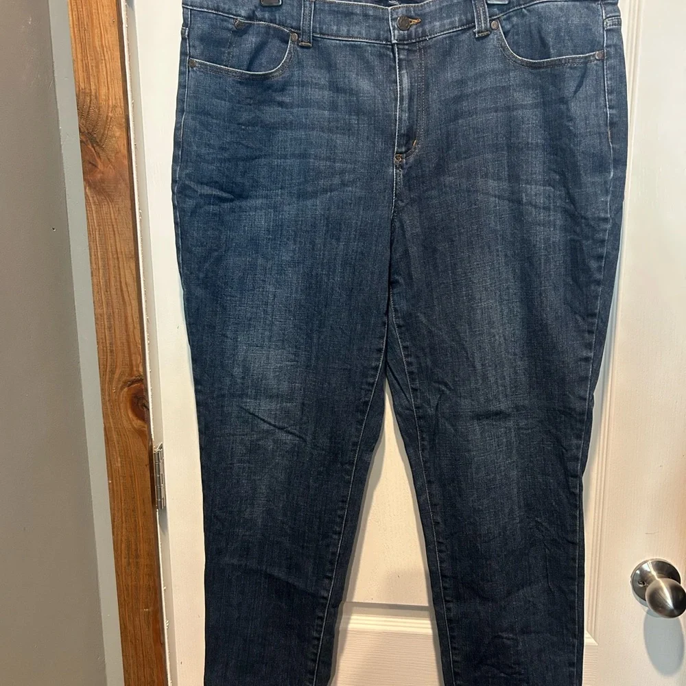 Talbots Dark Blue Denim Jeans - Picture 1 of 4